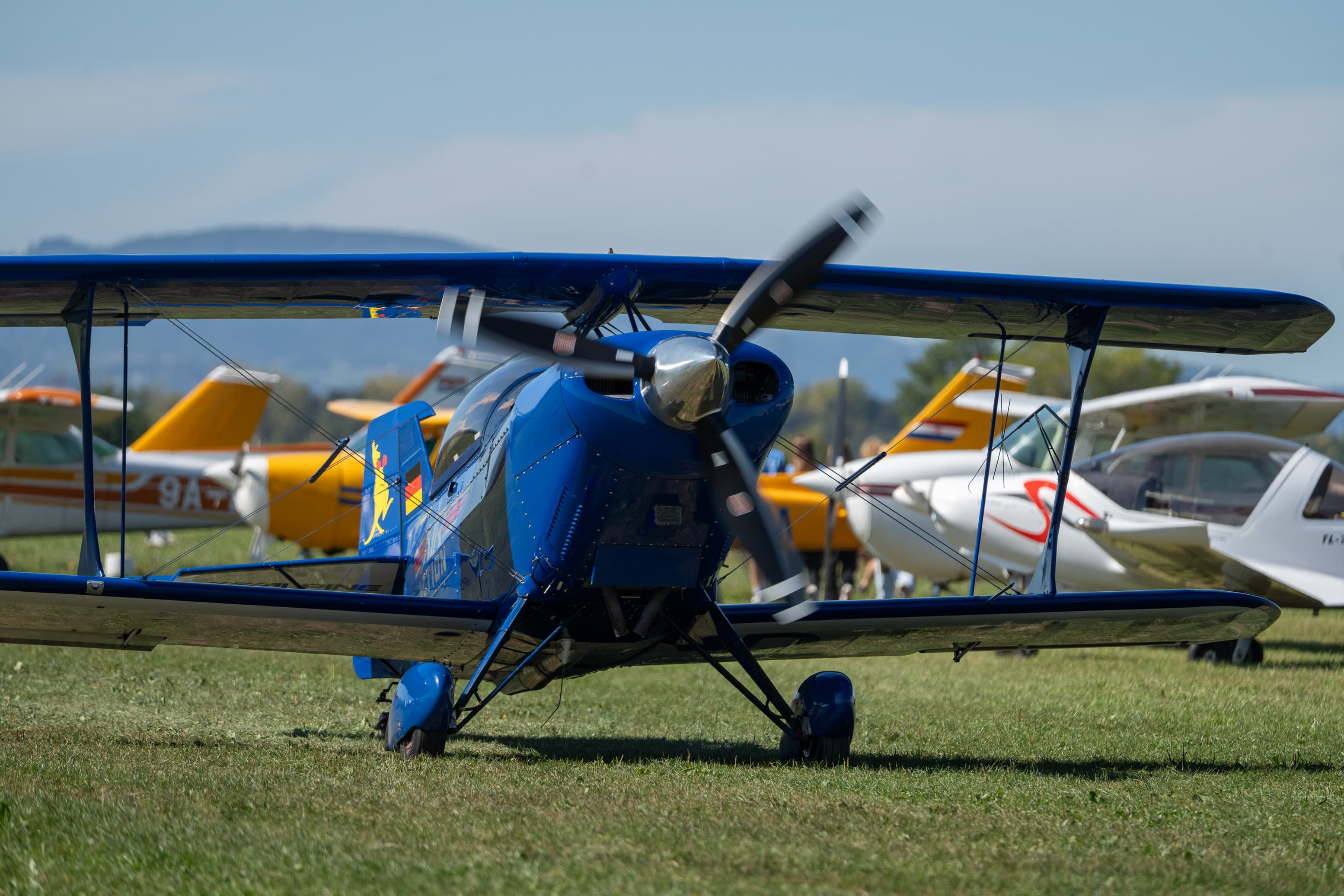 Heritage Flight in flight